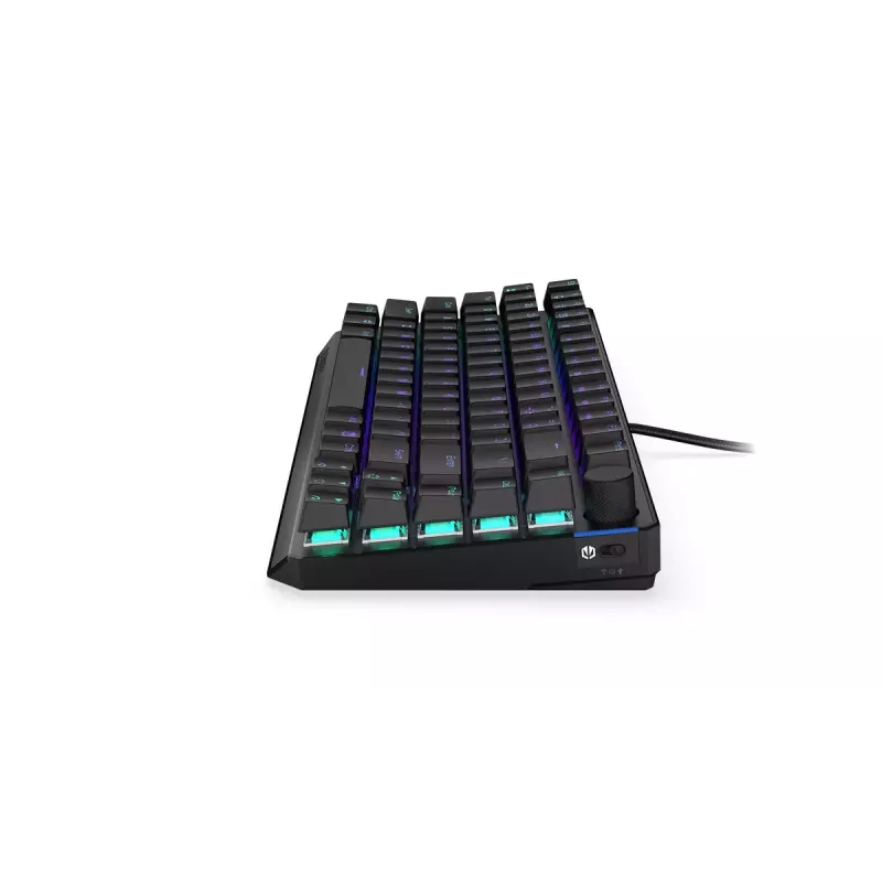 Klawiatura ENDORFY Thock 75% Wireless czerwony mechaniczna RGB LED czarna
