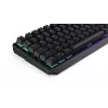 Klawiatura ENDORFY Thock 75% Wireless czerwony mechaniczna RGB LED czarna