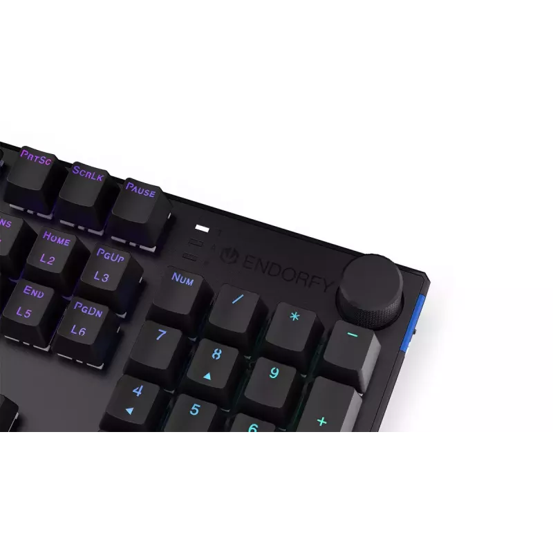 Klawiatura gamingowa ENDORFY Thock RF Wireless USB mechaniczna RGB czarna