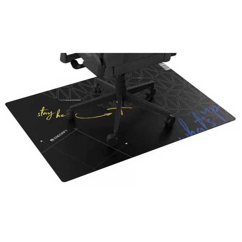 Mata ochronna na podłogę ENDORFY FP120R prostokątna PVC 1200×900×2,2 mm czarna