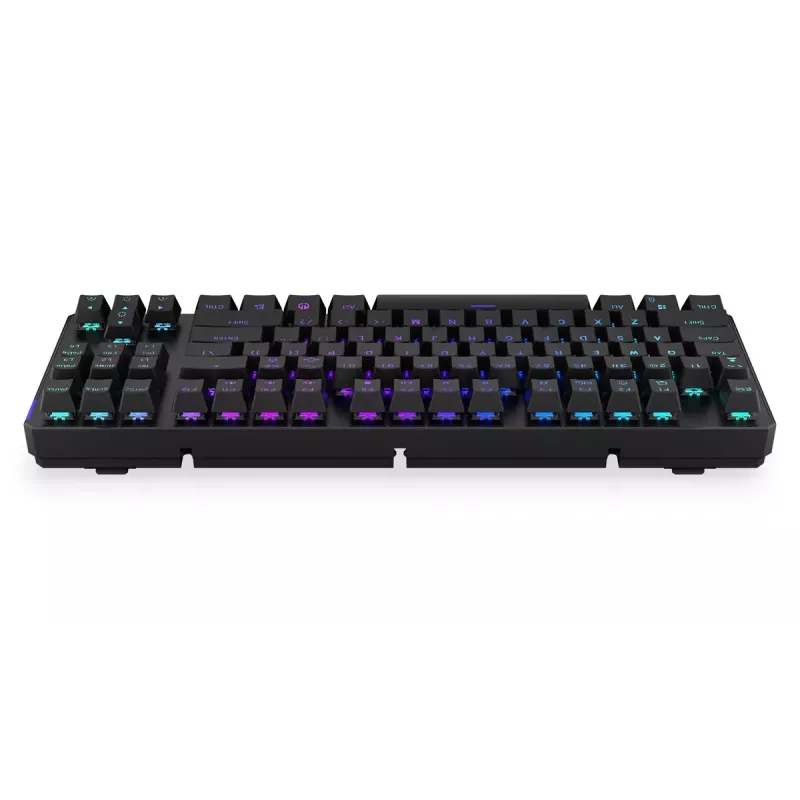 Klawiatura ENDORFY Thock TKL Wireless czerwony mechaniczna RGB LED 87 klawiszy