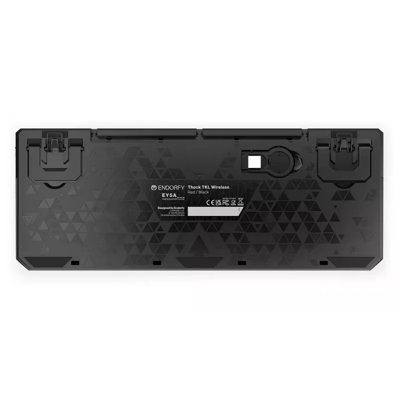 Klawiatura ENDORFY Thock TKL Wireless Czarna Mechaniczna RGB LED 87 klawiszy