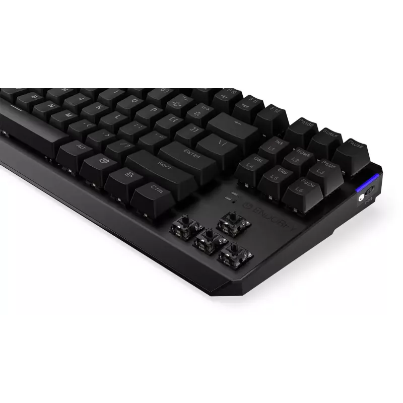 Klawiatura ENDORFY Thock TKL Wireless Czarna Mechaniczna RGB LED 87 klawiszy