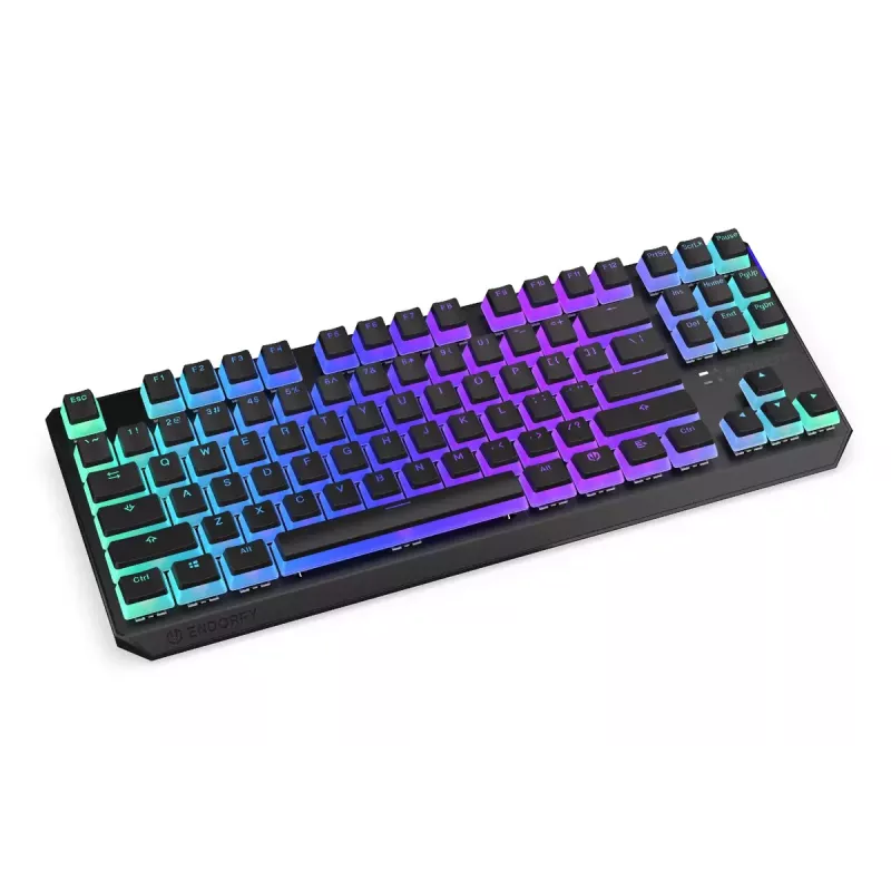 Klawiatura gamingowa ENDORFY TKL USB mechaniczna 87 klawiszy RGB Czarna