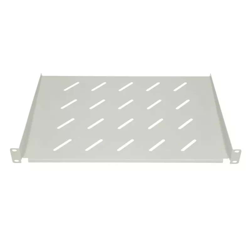 Półka rack Extralink 19-calowa do szaf wiszących 1 HE, metal, szary, 48,3 cm, 1,8 kg