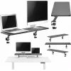 Mozos Półka na monitory Clamp Dual Riser na dwa monitory