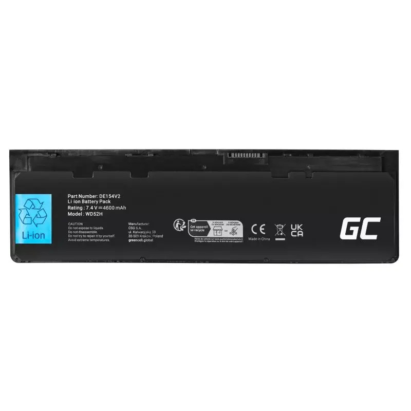 Bateria zielony Cell DE154V2 do DELL Latitude E7240 E7250