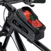 Uchwyt rowerowy Tech-Protect V2 L czarny na telefony — uchwyt na kierownicę, regulowany rozmiar