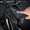 Uchwyt rowerowy Tech-Protect V2 L czarny na telefony — uchwyt na kierownicę, regulowany rozmiar