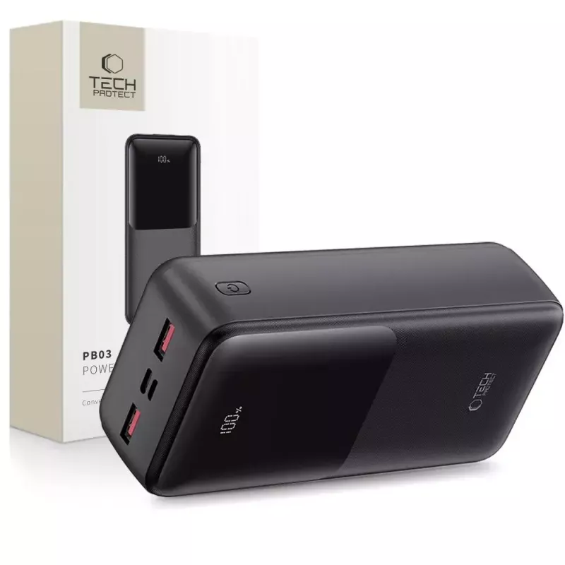 Przenośny Power Bank TECH-PROTECT PB03 30000mAh