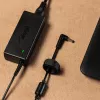 Ładowarka do laptopa Akyga AK-ND-85, zasilacz sieciowy do użytku wewnętrznego, wejście 100–250 V, wyjście 12 V 5 A, kabel 1,2 m, czarna
