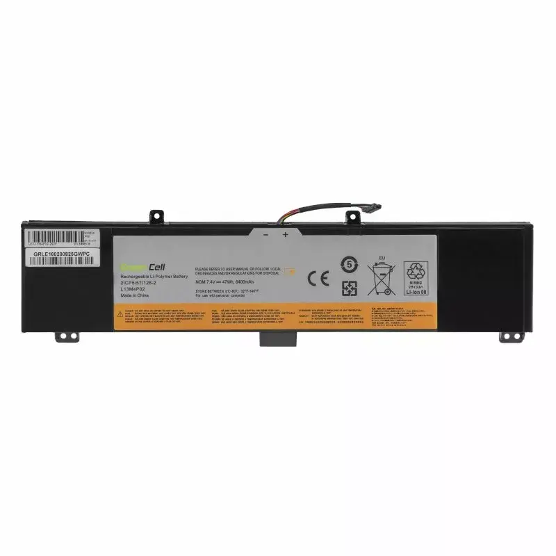Bateria zielony Cell LE160 do Lenovo Y50 Y50-70 Y70 Y70-70