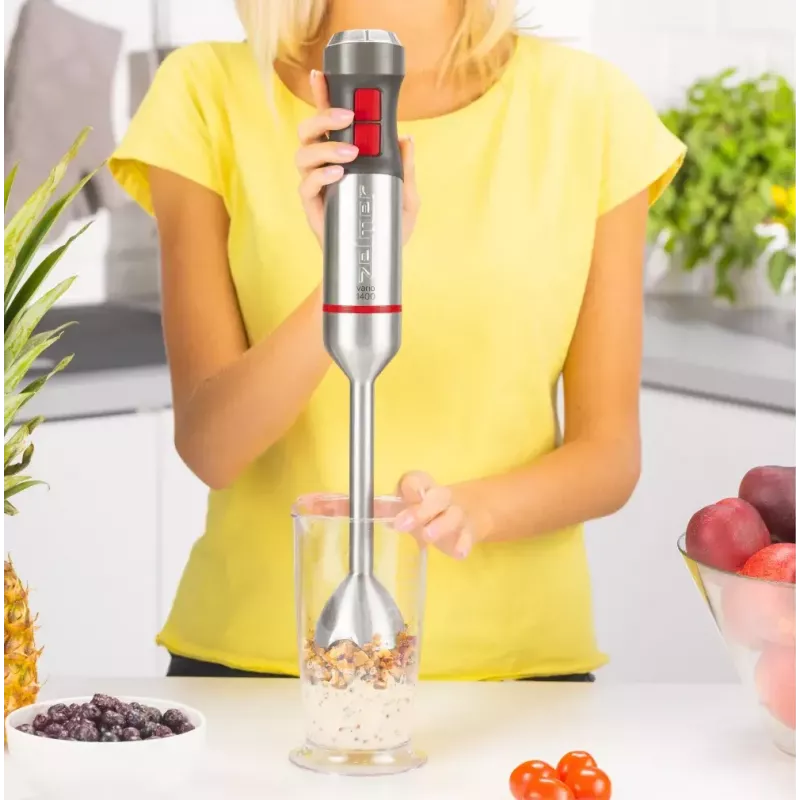 Blender ręczny Zelmer ZHB4652 VARIO szaro-srebrny