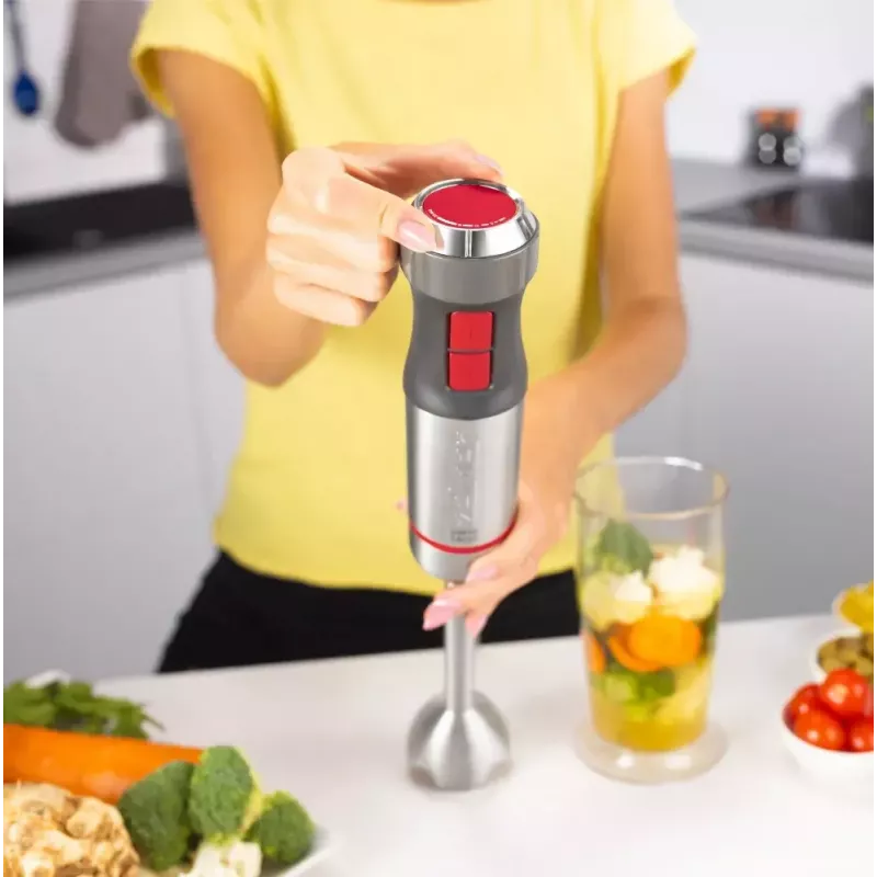 Blender ręczny Zelmer ZHB4652 VARIO szaro-srebrny