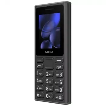 Telefon komórkowy HMD Nokia 105 TA-1684 — podstawowy telefon z klawiaturą, Dual SIM, Fioletowy