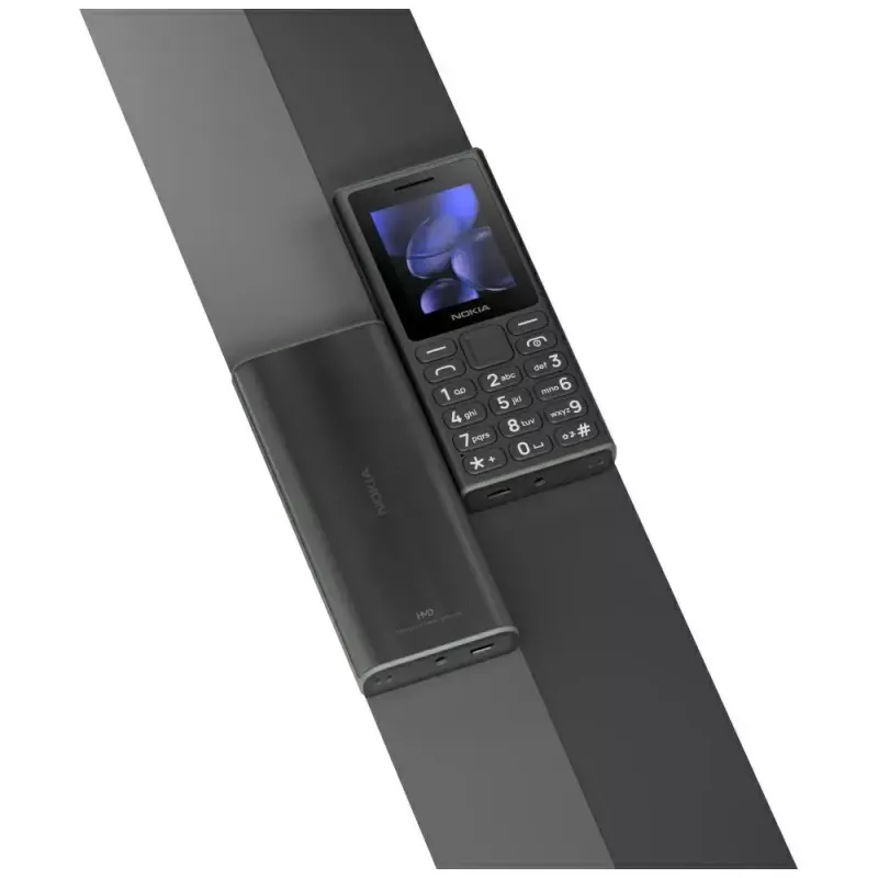 Telefon komórkowy HMD Nokia 105 TA-1684 — podstawowy telefon z klawiaturą, Dual SIM, Fioletowy