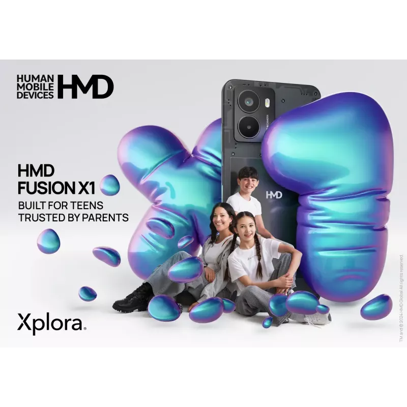 Smartfon HMD FUSION X1 DS TA-1672 6.56 cala 128GB Czarny