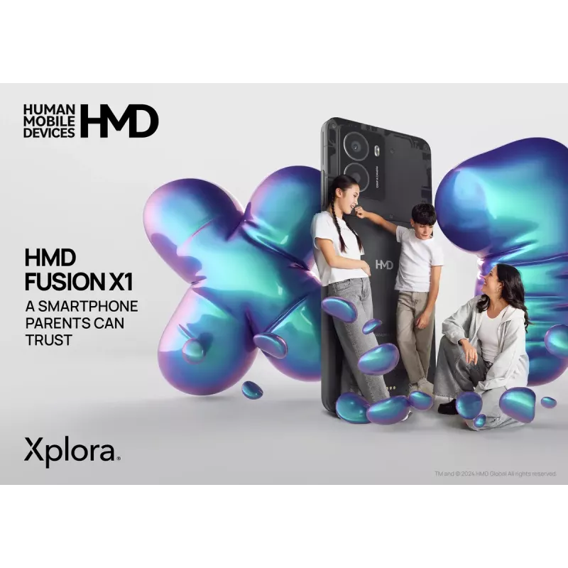Smartfon HMD FUSION X1 DS TA-1672 6.56 cala 128GB Czarny