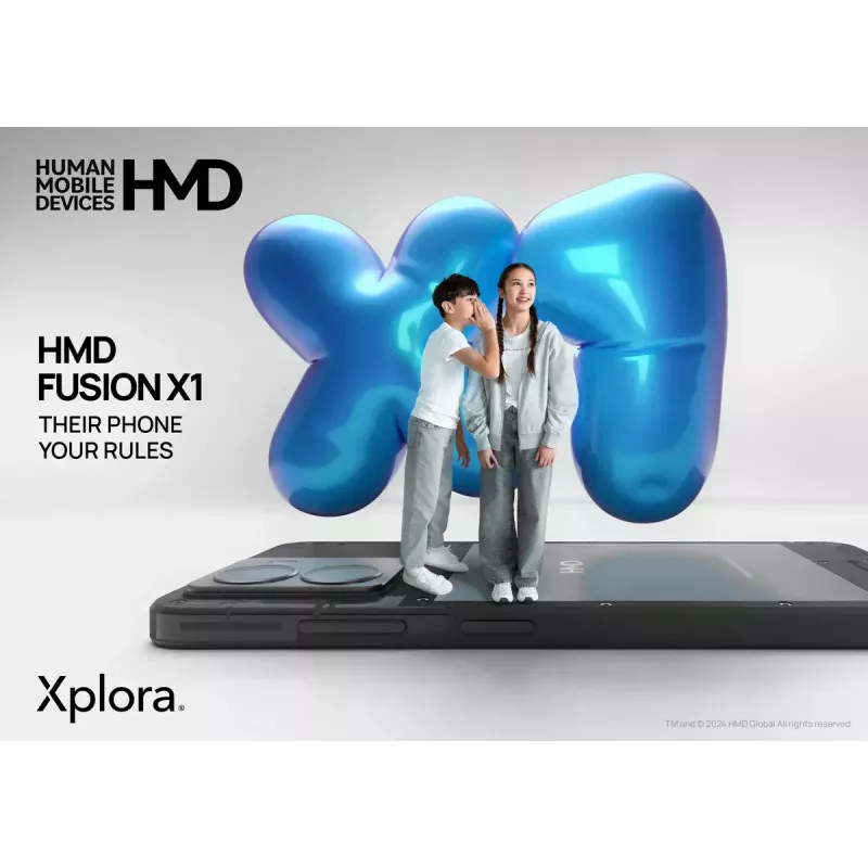 Smartfon HMD FUSION X1 DS TA-1672 6.56 cala 128GB Czarny