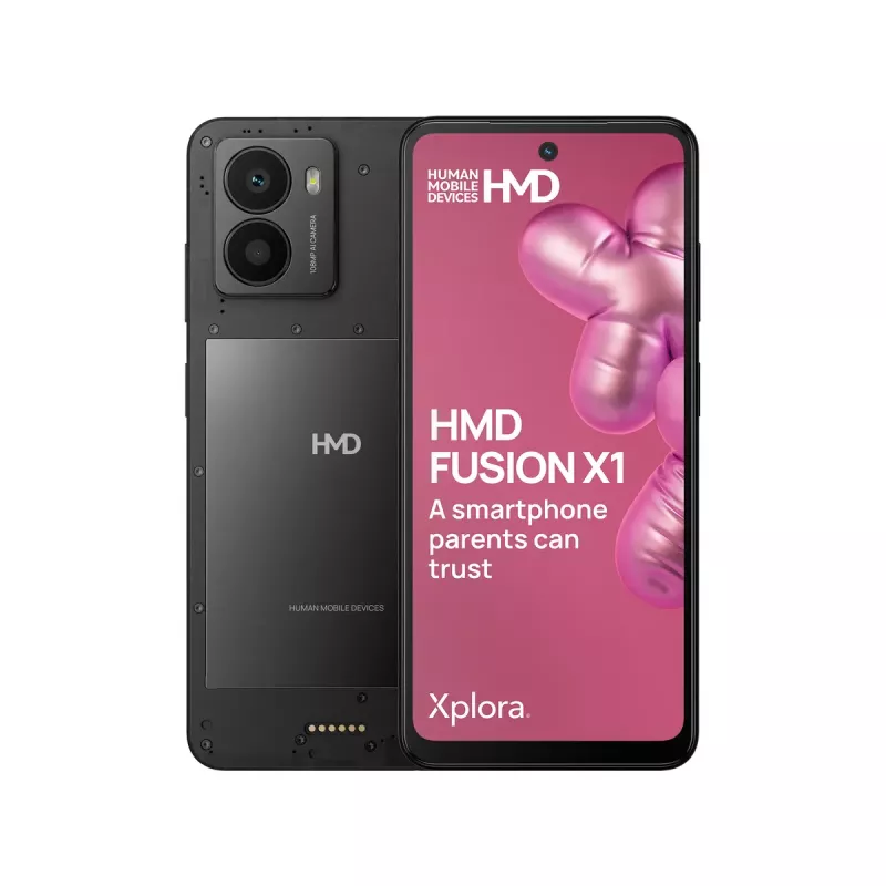 Smartfon HMD FUSION X1 DS TA-1672 6.56 cala 128GB Czarny