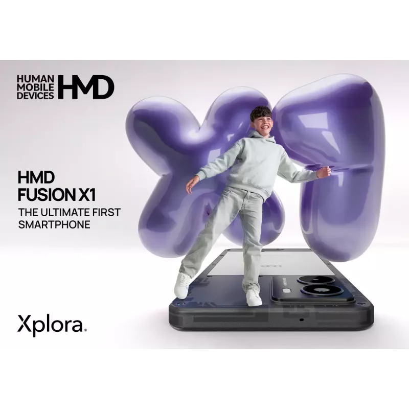Smartfon HMD FUSION X1 DS TA-1672 6.56 cala 128GB Czarny