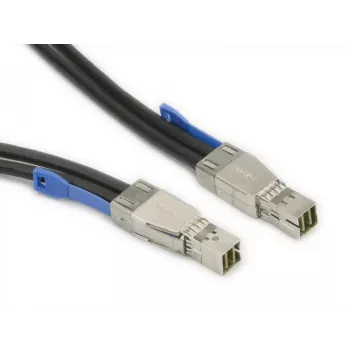 Zewnętrzny kabel MiniSAS HD Supermicro CBL-SAST-0573, 1 m, MiniSAS–MiniSAS, czarny