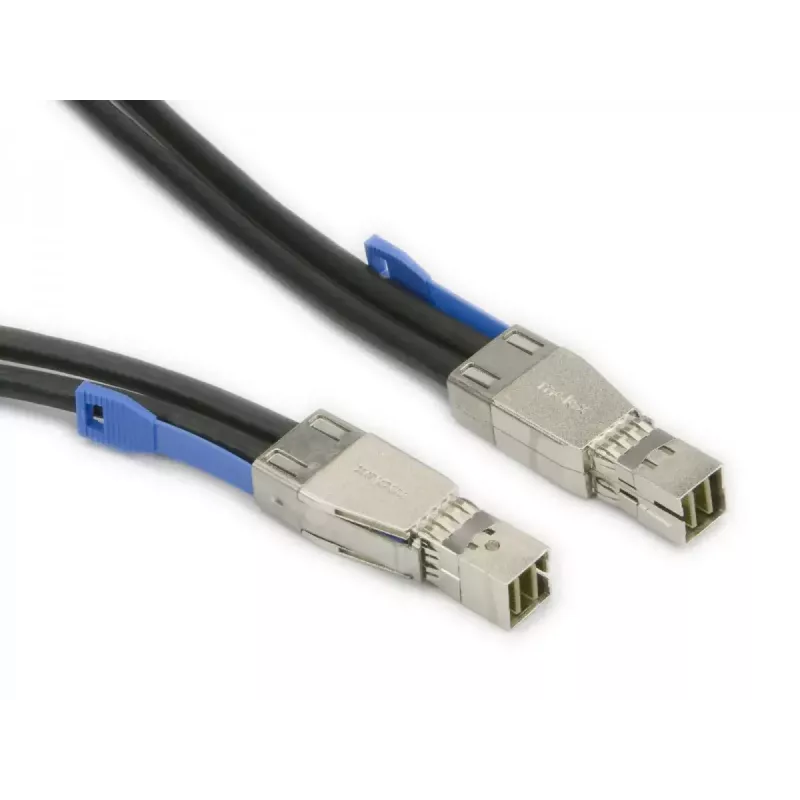 Zewnętrzny kabel MiniSAS HD Supermicro CBL-SAST-0573, 1 m, MiniSAS–MiniSAS, czarny
