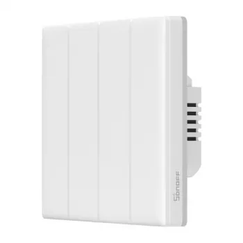 Ścienny inteligentny dotykowy przełącznik Wi-Fi Sonoff T5 4C 4-kanałowy (T5-4C-86)
