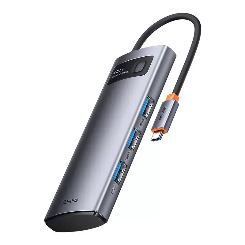Koncentrator USB-C do 4x USB 3.0 Baseus WKWG070013 — USB-C do czterech portów USB-A 3.0