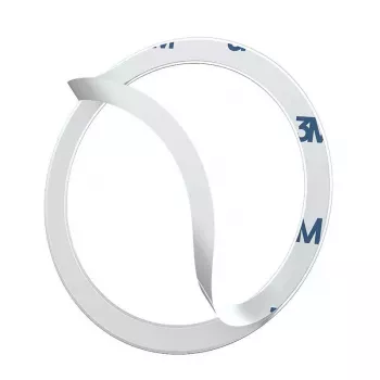 Magnetyczny pierścień Baseus Halo Series srebrny — 2 szt. uchwyt na telefon