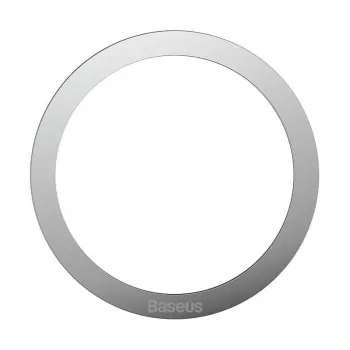 Magnetyczny pierścień Baseus Halo Series srebrny — 2 szt. uchwyt na telefon