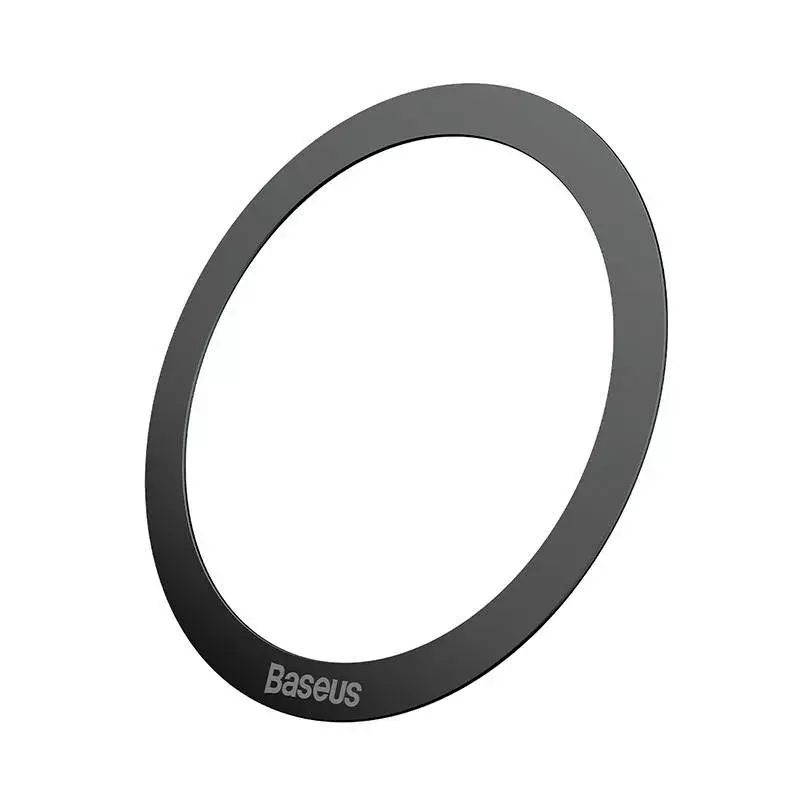 Pierścień magnetyczny Baseus Halo MagSafe czarny — 2 szt. magnetycznych uchwytów na telefon