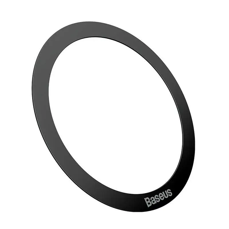 Pierścień magnetyczny Baseus Halo MagSafe czarny — 2 szt. magnetycznych uchwytów na telefon