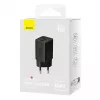 Ładowarka ścienna Baseus GaN5 40W, 2x USB C (czarna)