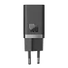 Ładowarka ścienna Baseus GaN5 40W, 2x USB C (czarna)