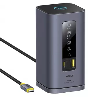 Stacja dokująca Baseus Spacemate Series 11-w-1 do Maca, szara