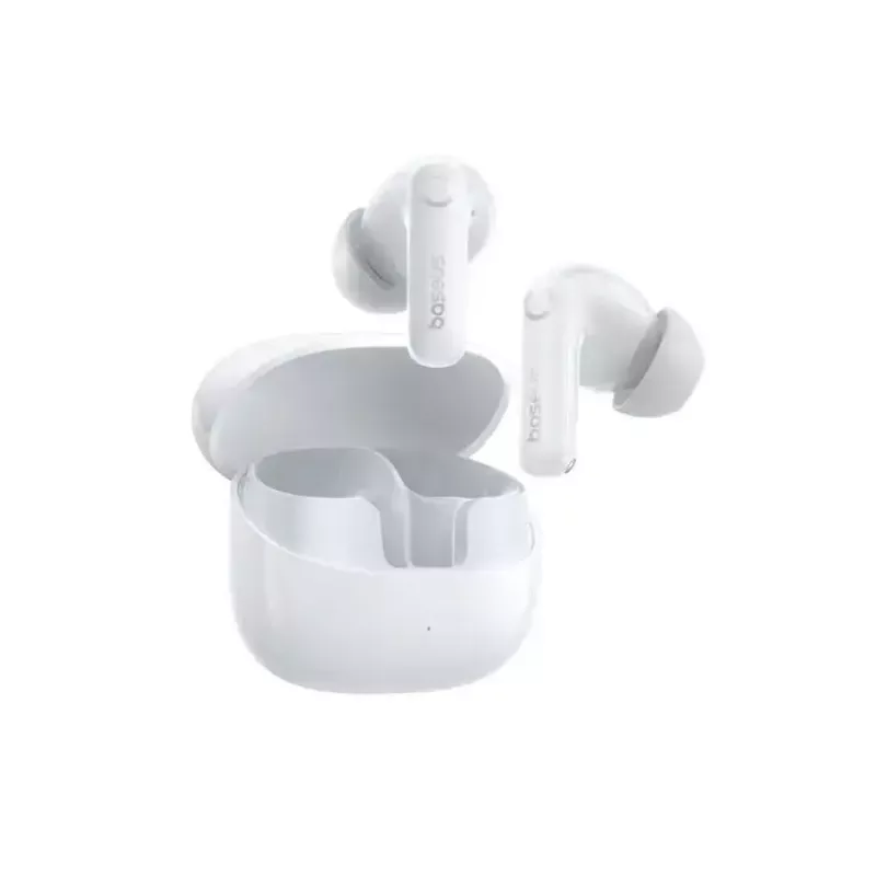Zestaw słuchawkowy Baseus Bass BP1 True Wireless Stereo (TWS) douszny, Bluetooth, biały