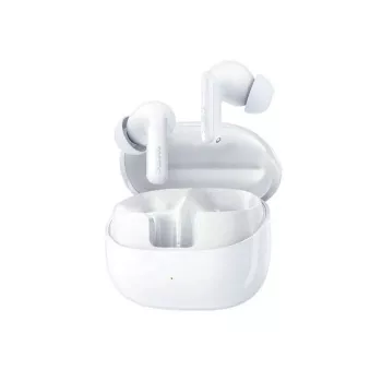 Zestaw słuchawkowy Baseus Bass BP1 True Wireless Stereo (TWS) douszny, Bluetooth, biały