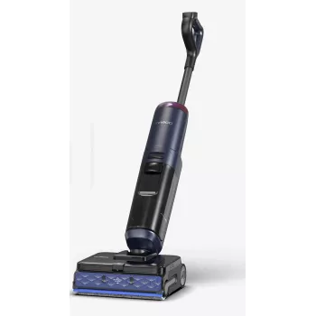 Odkurzacz pionowy Tineco S7 MAX PRO — mokry bezworkowy, siła ssania 22 000 Pa, czas pracy 60 min, szczotka o potrójnej krawędzi, czarno-niebieski