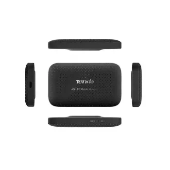 Przenośny router TENDA 4G185 — Jednopasmowy 2,4 GHz, Wi‑Fi 4 (802.11n), LTE 4G, 150 Mbps, gniazdo SIM, USB, 2 anteny wewnętrzne, zasilany bateriami