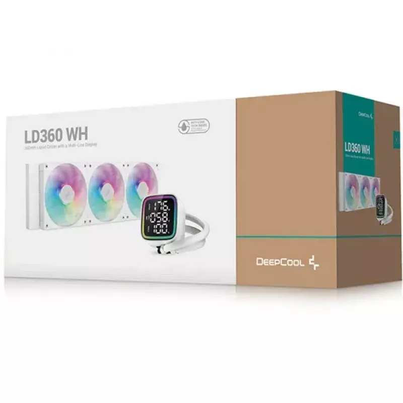 Chłodzenie cieczą CPU DeepCool LD360 biały z chłodnicą 360 mm