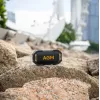 Głośnik imprezowy Beafon AGM Mag Rock — bezprzewodowy 8 W, bateria 1800 mAh, do 10 godz., czarny/pomarańczowy, przyciskowa regulacja głośności