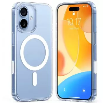 Przezroczyste etui Torras z serii Guardian‑Magnetic do iPhone 17, kompatybilne z MagSafe, smukła konstrukcja