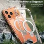 Etui telefoniczne Torras Ostand Spin Series do iPhone 17 Pro Max Clear – przezroczysta osłona ochronna
