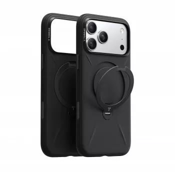 Etui na telefon Torras Spin Softune Series do iPhone 17 Pro — Czarny, cienkie etui ochronne