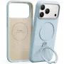 Etui na telefon Torras Ostand Spin Softune Series do iPhone 17 Pro w kolorze Baby niebieski