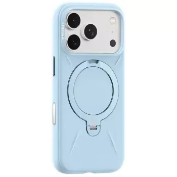 Etui do telefonu Torras Ostand Spin Softune Series dla iPhone 17 Pro Max — Baby niebieski
