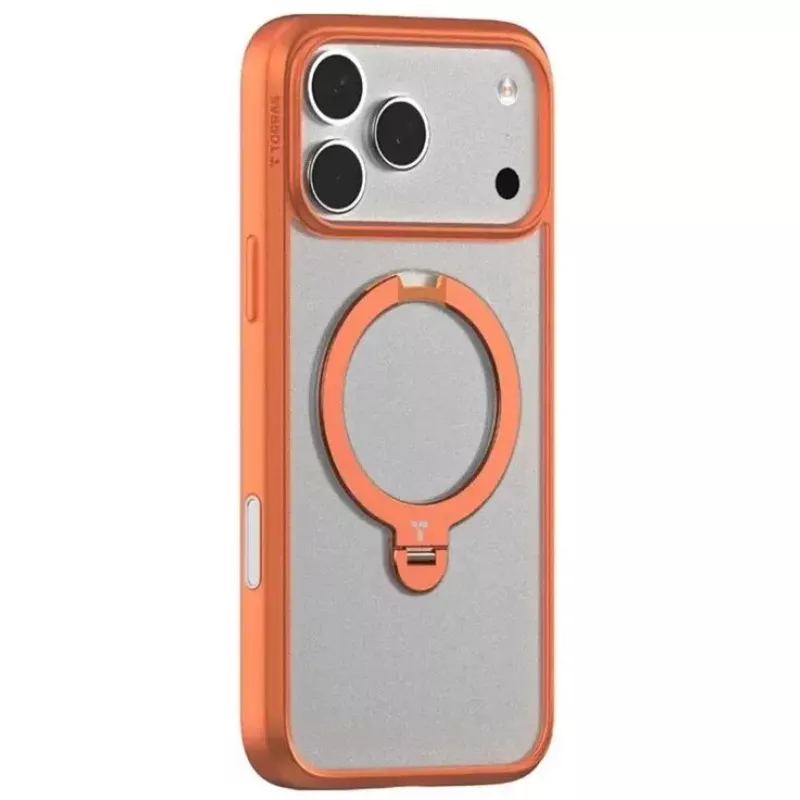 Etui na telefon Torras Ostand Spin Series dla iPhone 17 Pro — kolor pomarańczowy