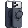 Etui na telefon Torras Spin Softune Series do iPhone 17 Pro, granatowe, miękkie etui ochronne