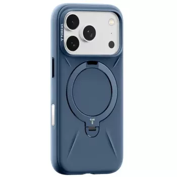 Etui na telefon Torras Softune Series do iPhone 17 Pro Max, granatowe